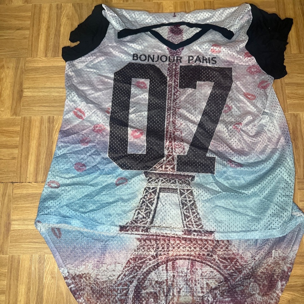 Bongoir Paris Jersey 07 blush polyester t-shirt